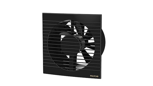 Polycab Freshener Axial 150mm Air Exhaust fan (Black)