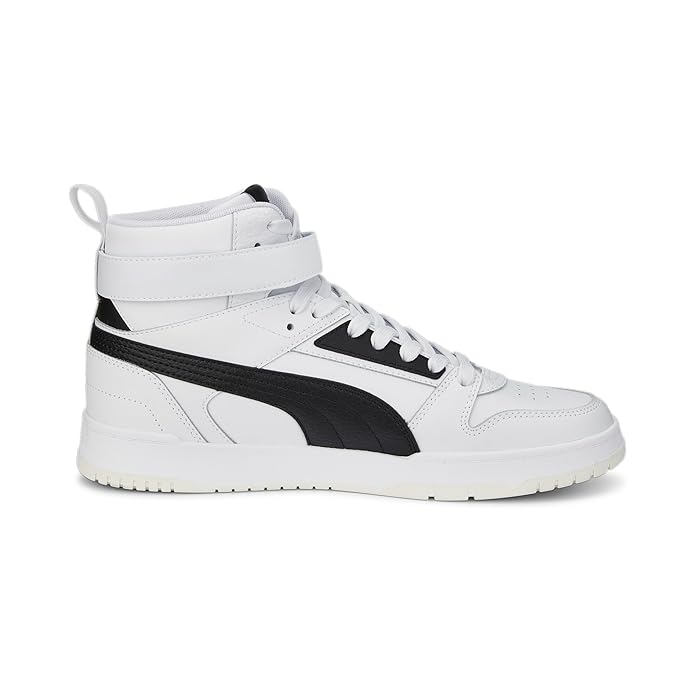 Puma Unisex-Adult RBD Game White-Black-Team Gold Sneaker  (38583901)