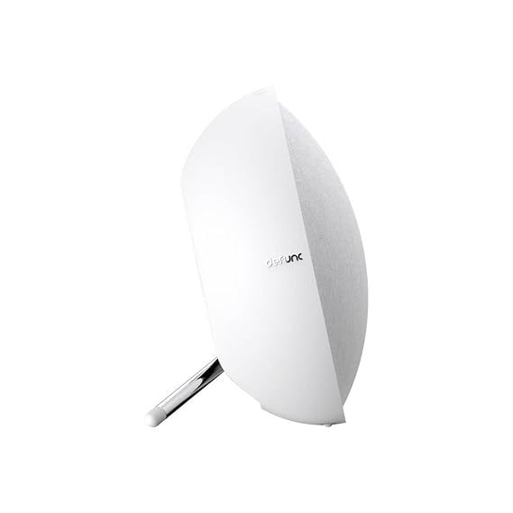 Defunc Home Multiroom Speaker Small 40W Woofer Heavy Bass, Wi-Fi Connectivity, Bluetooth,Alexa & AirPlay 2 Built-in (White)