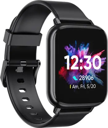 DIZO Watch 2 (by realme TechLife)  (Black Strap, Free Size)