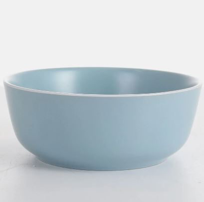 Ernesto 24-Pc Stoneware Matt Color Glazed Dinner Set-Blue.