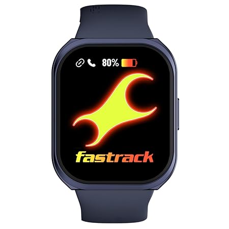 Fastrack New Limitless FS1+ Smart Watch|Biggest 2.01" Ultra VU Display |Industry Best 950 Nits Brightness |Single  Sync BT Calling| Nitro Fast Charging