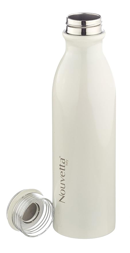 Nouvetta EMIRATES DOUBLE WALL BOTTLE 750 ML SET OF 2 PCS - WHITE