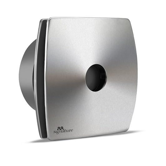 RR Signature Vento Air 150 MM High Speed Exhaust Fan, Bird Guard, Exhaust Fan for Bathroom, Noiseless, Anti-Rust Blades, Robust Body, Metal Finish