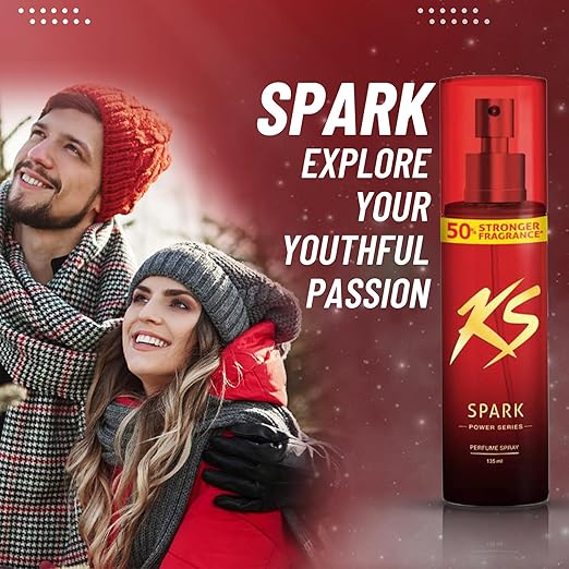 Kama Sutra Spark Power Series Fragrance Body Spray 135ml (Pack of 3)