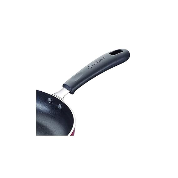 Bajaj Aluminium Non-Stick Induction Compatible Frying Pan (Black, 240 mm)