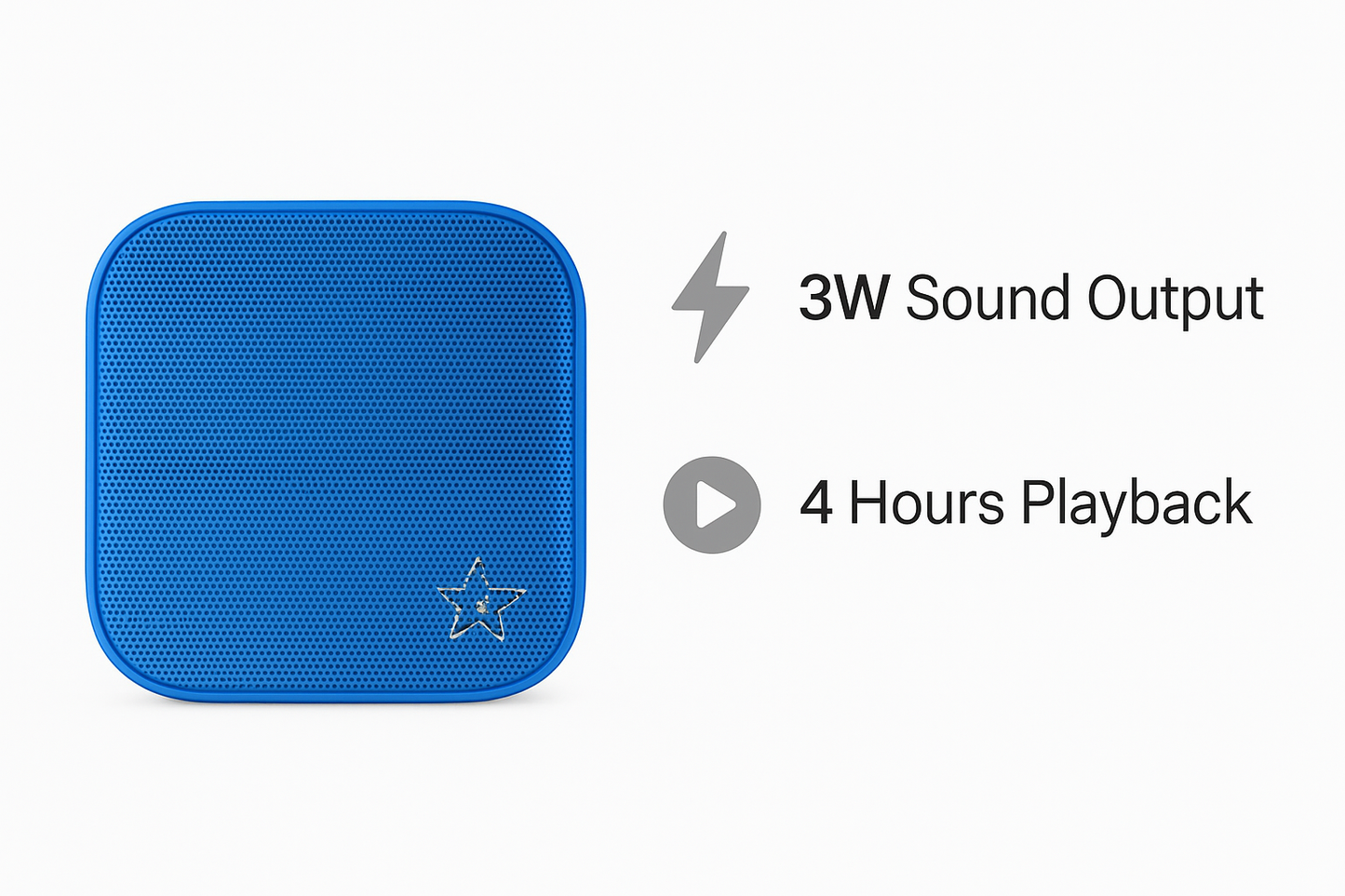 Flipkart Smartbuy Portable Bluetooth Speaker DS-1763 3 W Bluetooth Speaker  (Blue, Stereo Channel)