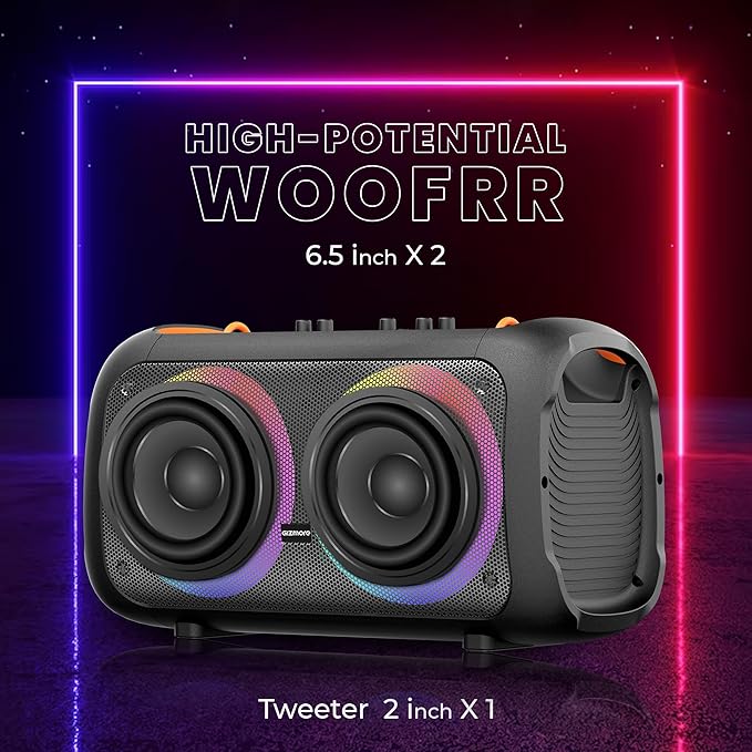GIZMORE Trolley Speaker T3000 Drumm 60 W Bluetooth Portable Party Speaker