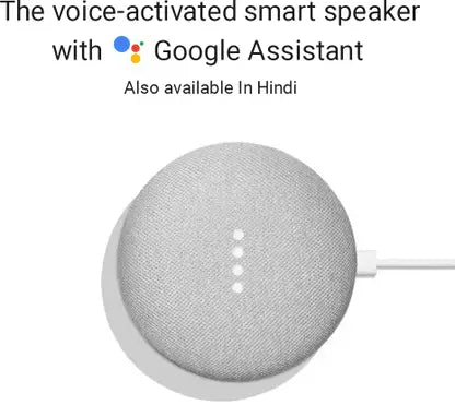 Google Home Mini with Google Assistant Smart Speaker Chalk (Grey)