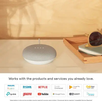 Google Home Mini with Google Assistant Smart Speaker Chalk (Grey)