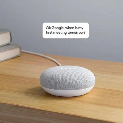 Google Home Mini with Google Assistant Smart Speaker Chalk (Grey)