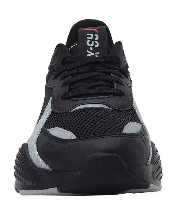 Puma Unisex-Adult RS-X Reinvention Black-High Risk Red Sneaker UK-3 (36957913)