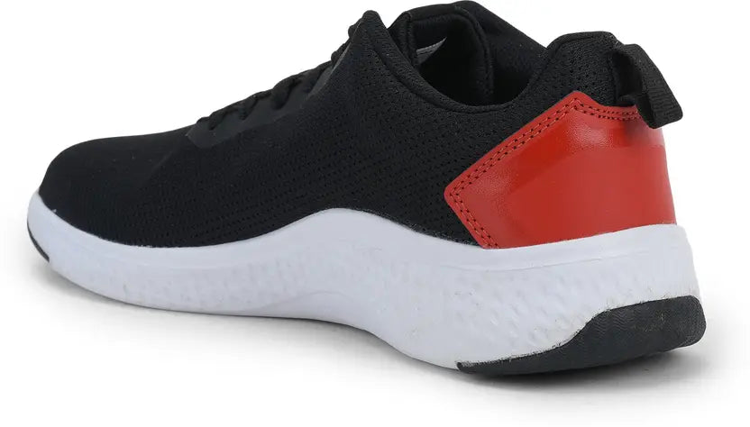 Lotto Men Vega Running Shoes Black/White Running Shoes For Men  (Black , UK-9)